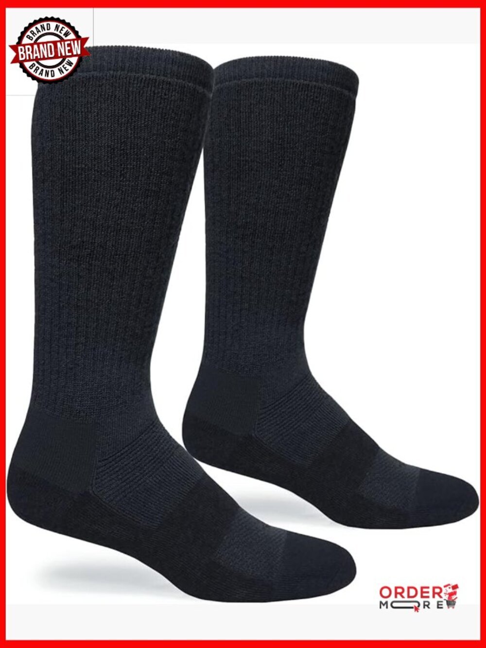 Men's Merino Wool Boot Socks - Tactical Military Hiking Socks